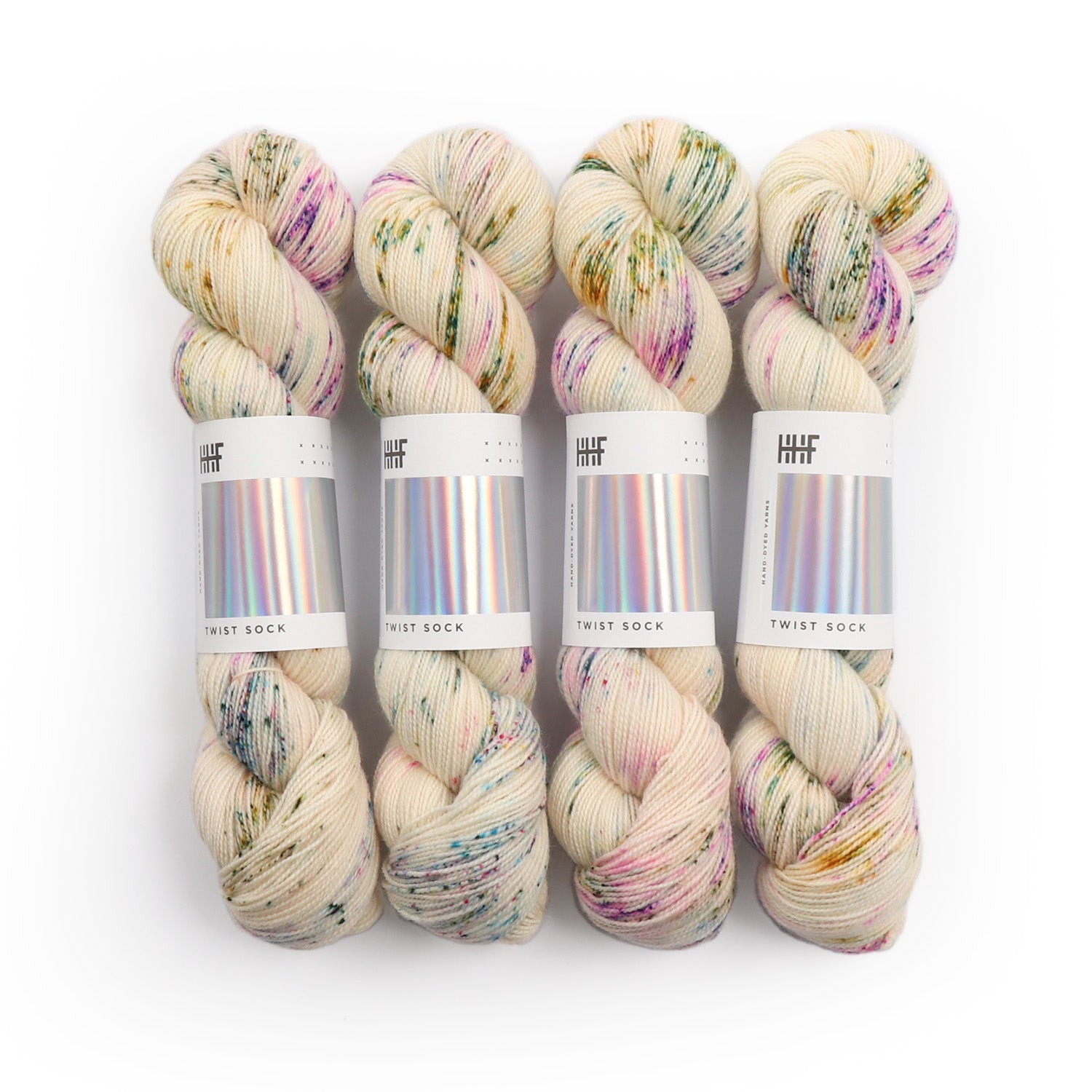 hedgehog-fibres-pressed-flowers-laine-twist-sock-100g image 2
