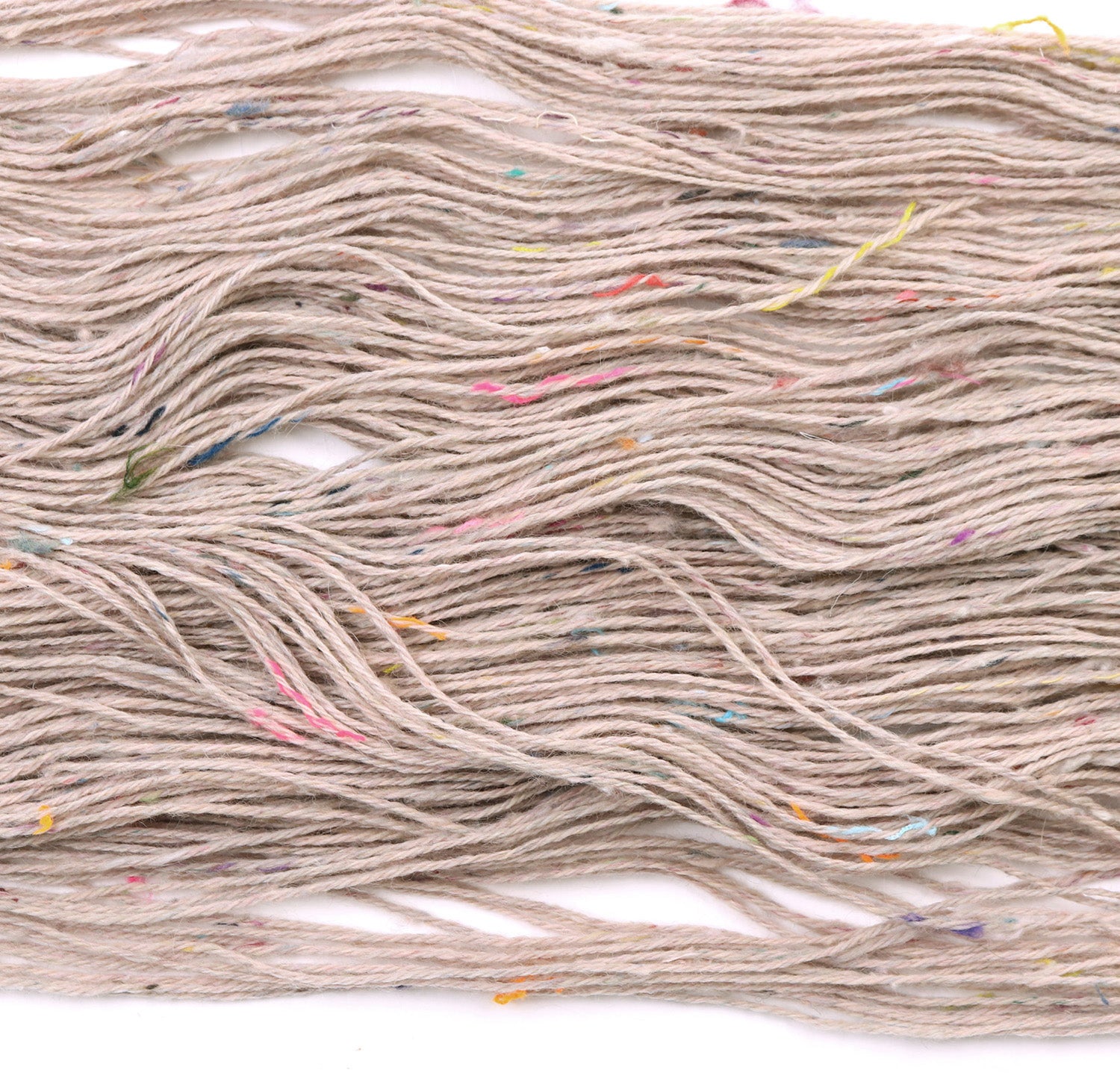 hedgehog-fibres-tweedy-barley-fil-dk-cheveau-beige-recycl image 4