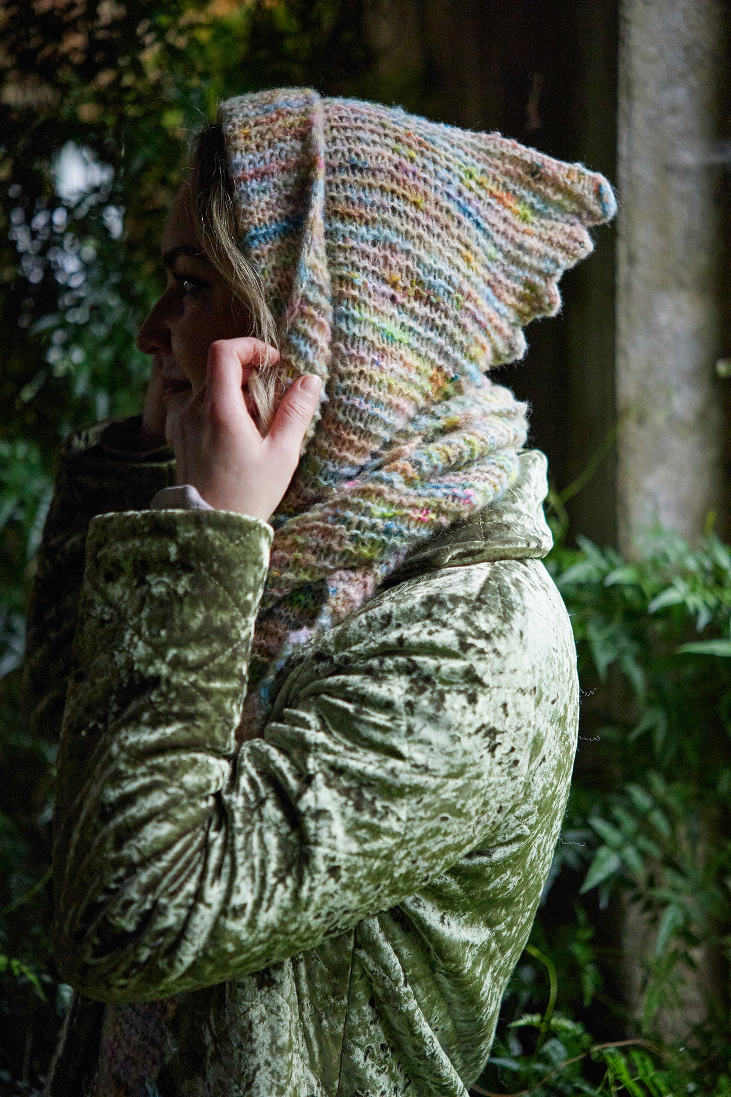 hedgehog-fibres-faefolk-hood-set-desert-rose-kit-2-cheveaux image 4