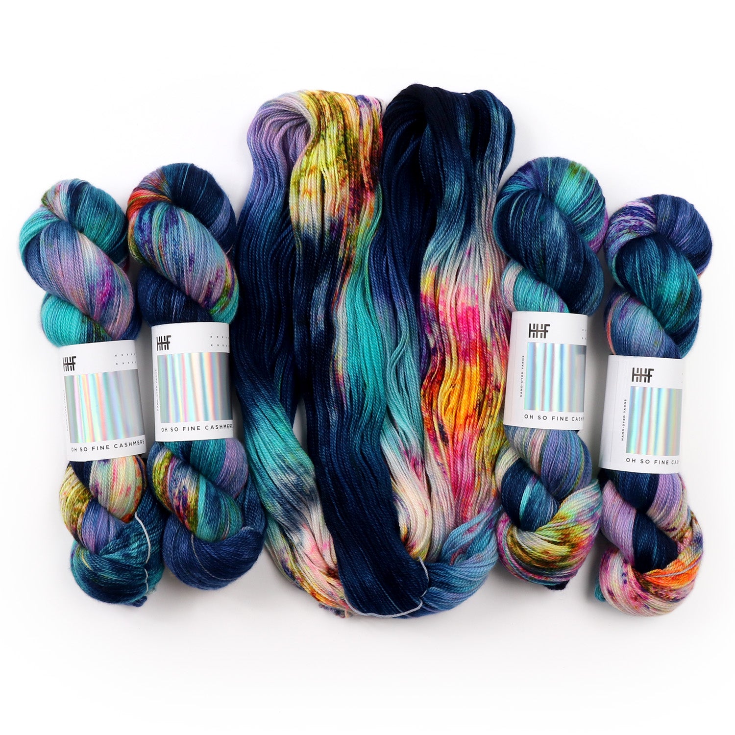 hedgehog-fibres-custom-dye-midnight-lagoon-laine-sur-commande image 4