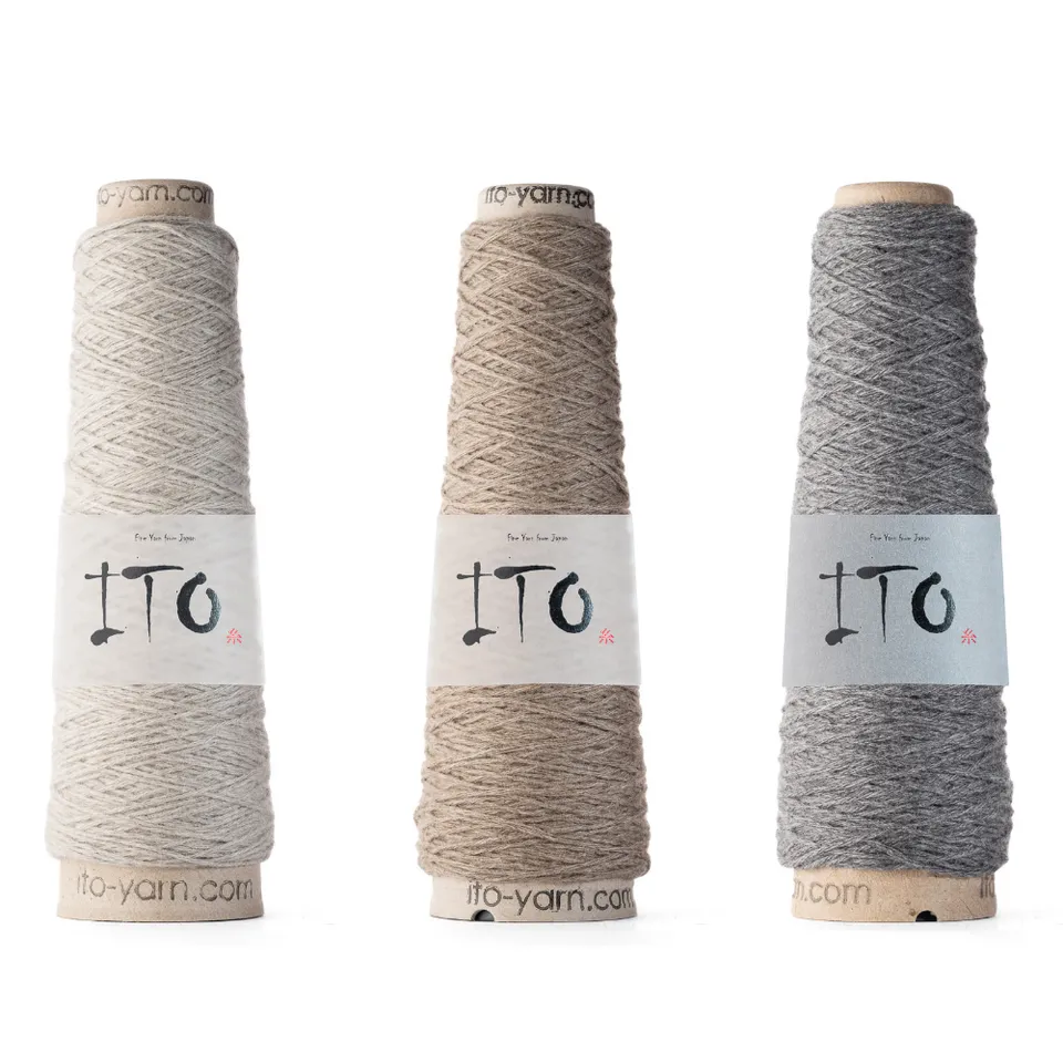 ito-kuroten-0880-mustard-fil-cachemire-doux image 1