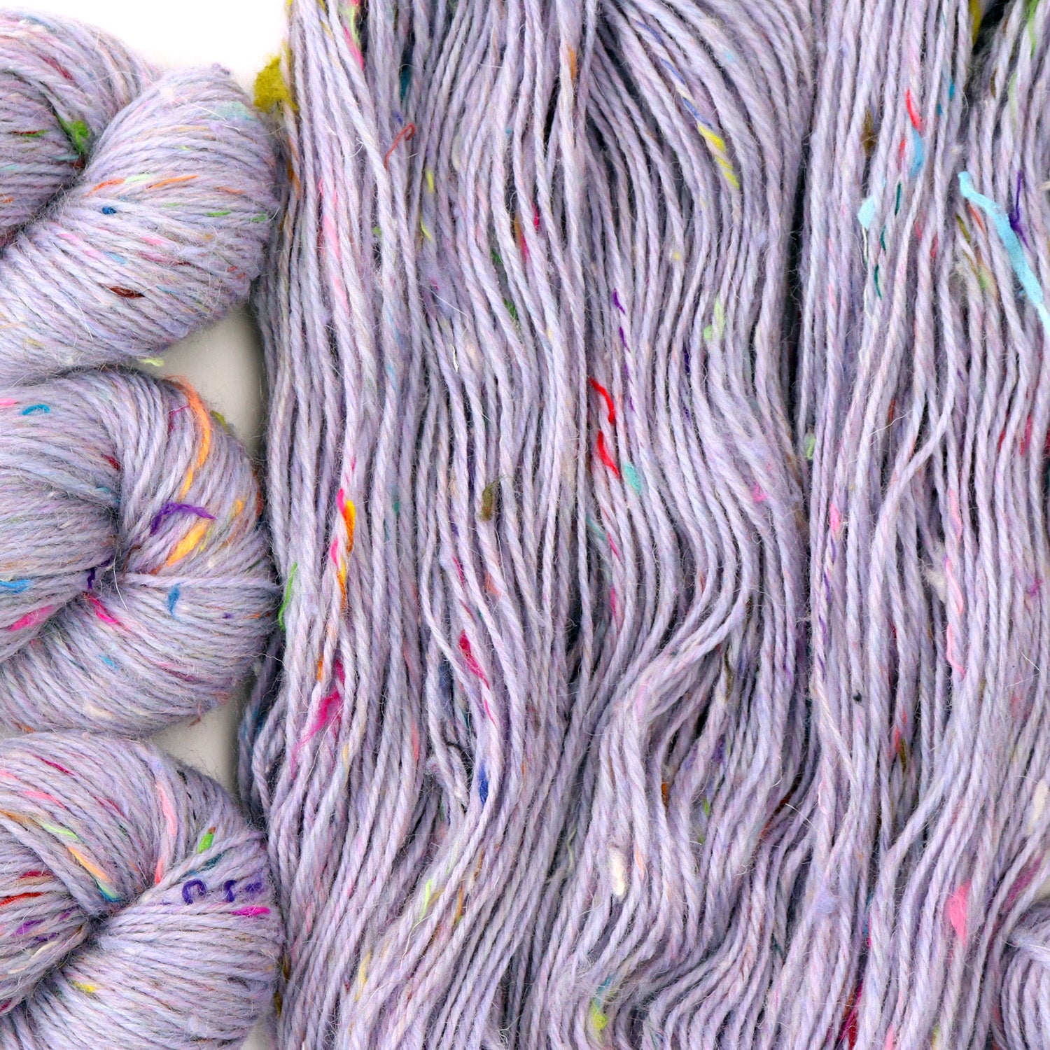 hedgehog-fibres-tweedy-fil-dk-amethyst-100g-recycl image 2