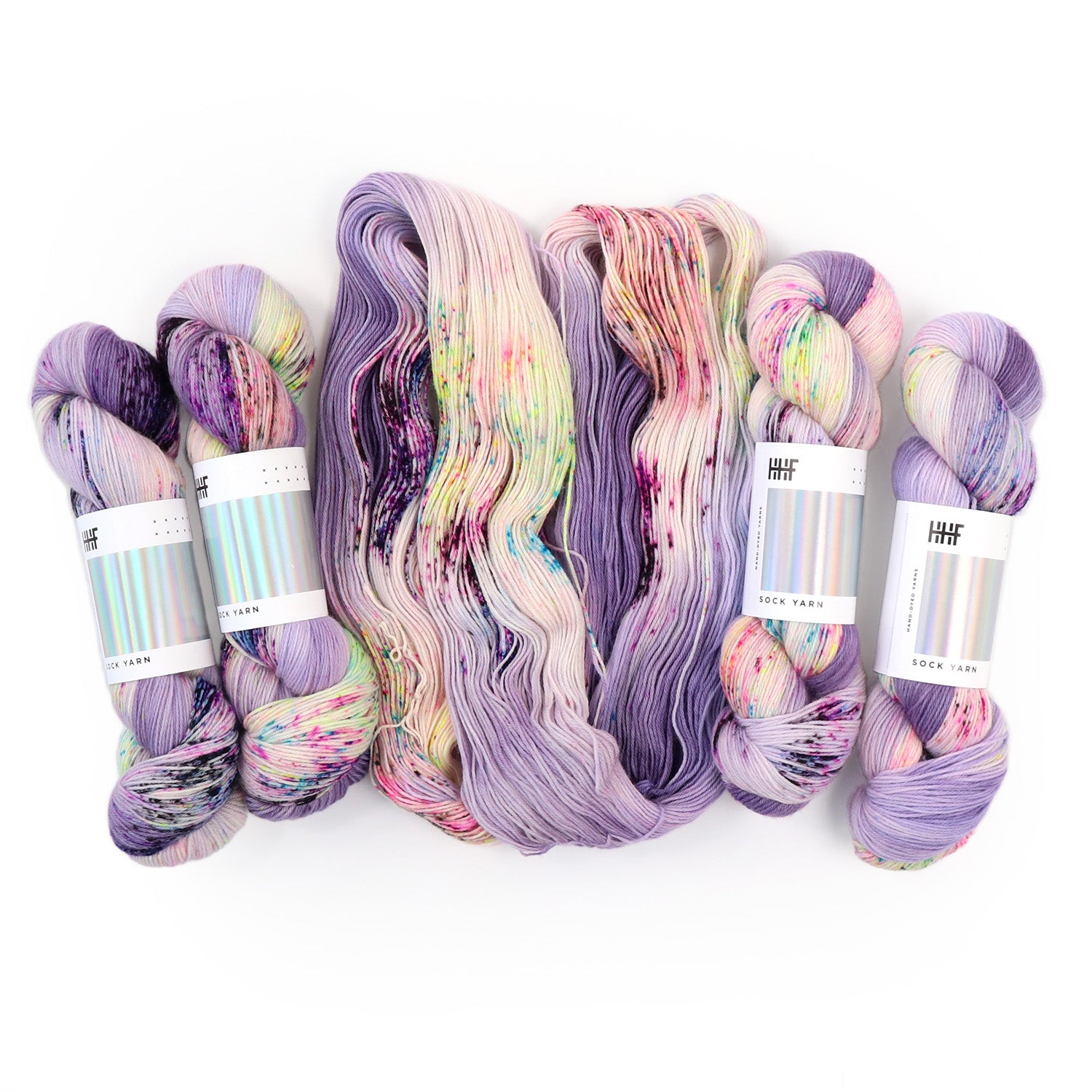 hedgehog-fibres-custom-rain-on-violets-laine-violet-teint-main image 1
