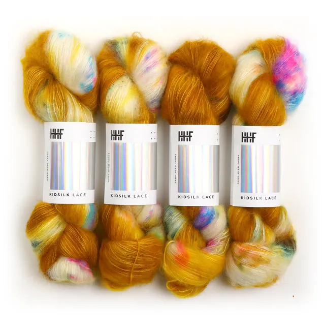 hedgehog-fibres-kidsilk-lace-fil-dentelle-fool-s-gold-50g image 1