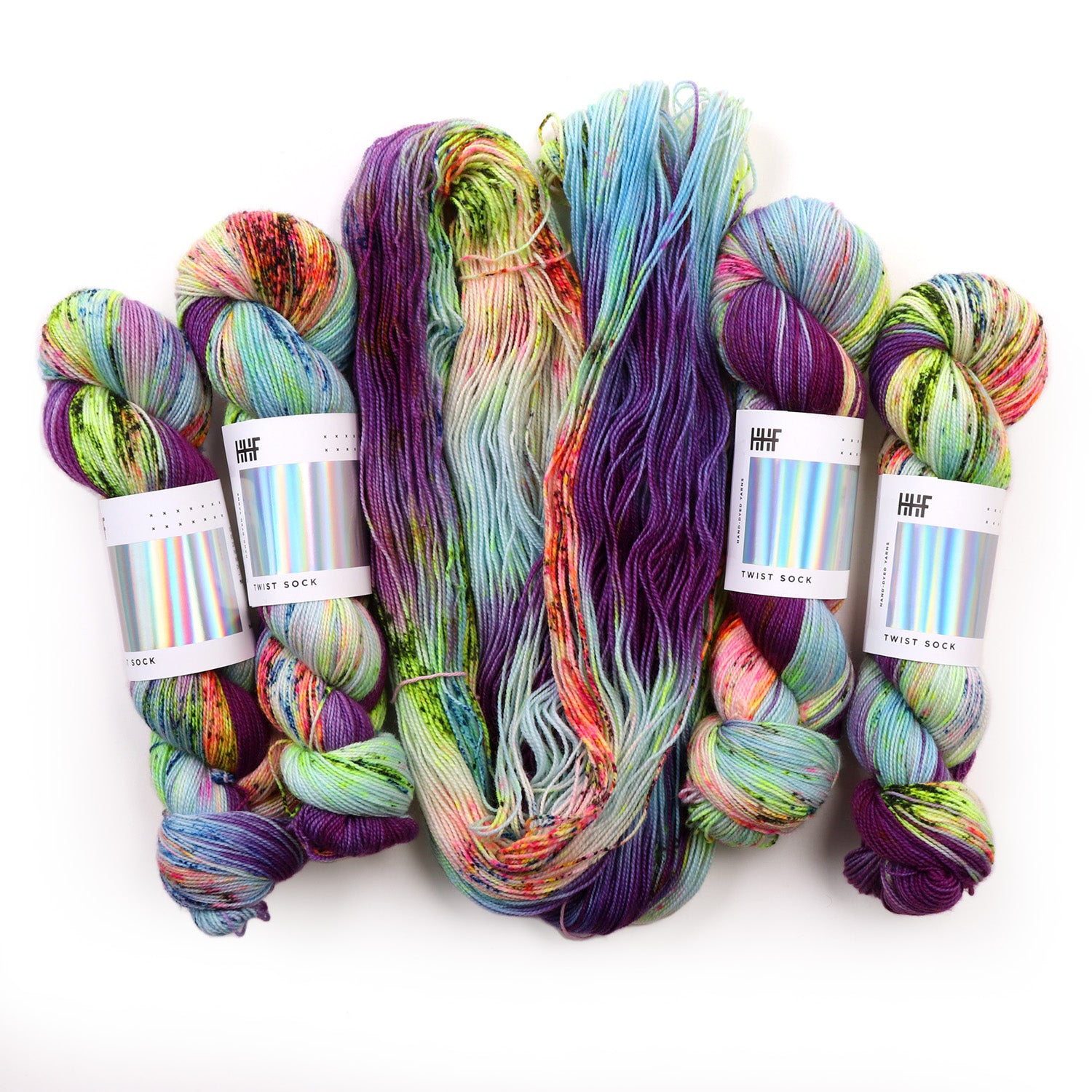 hedgehog-fibres-custom-dye-celestial-laine-sur-commande image 3