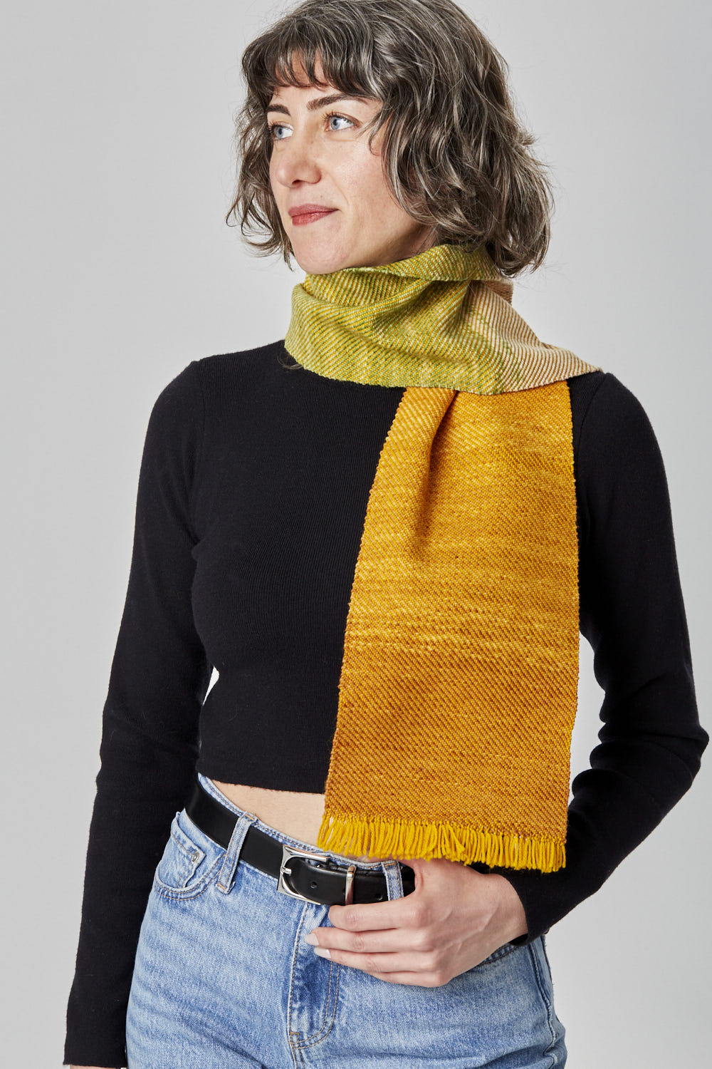 gusto-wool-ochra-patron-foulard-tiss-main image 6