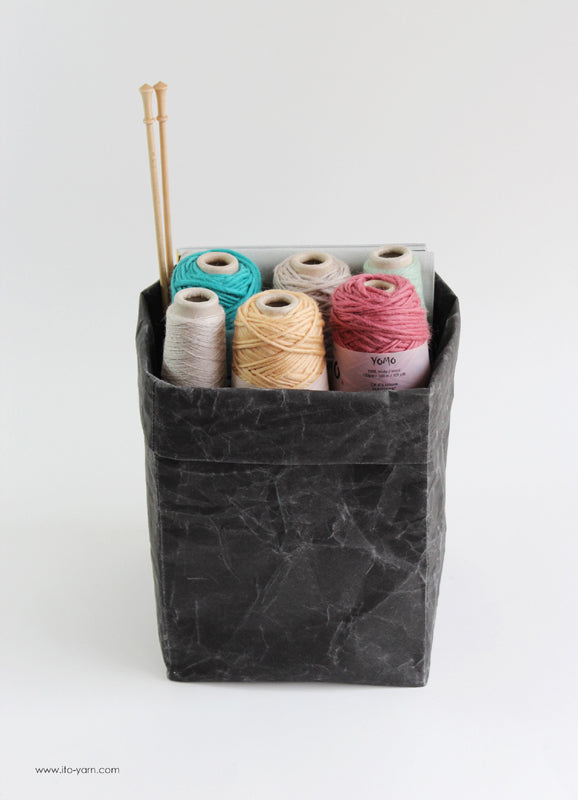 ito-yarn-box-big-panier-laine-gris-grand-papier image 1