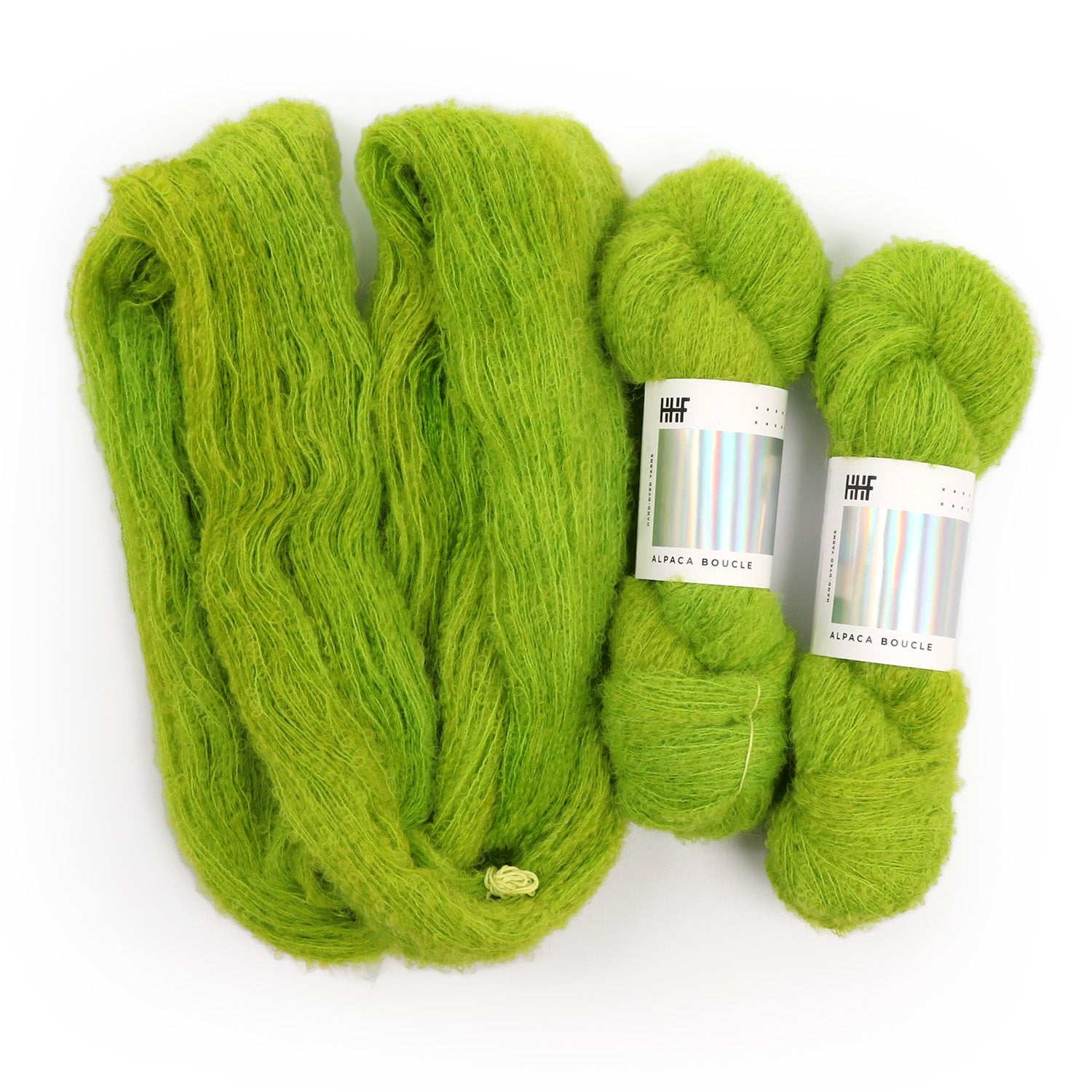hedgehog-fibres-alpaca-boucle-shamrock-fil-dentelle-100g-alpaga image 1