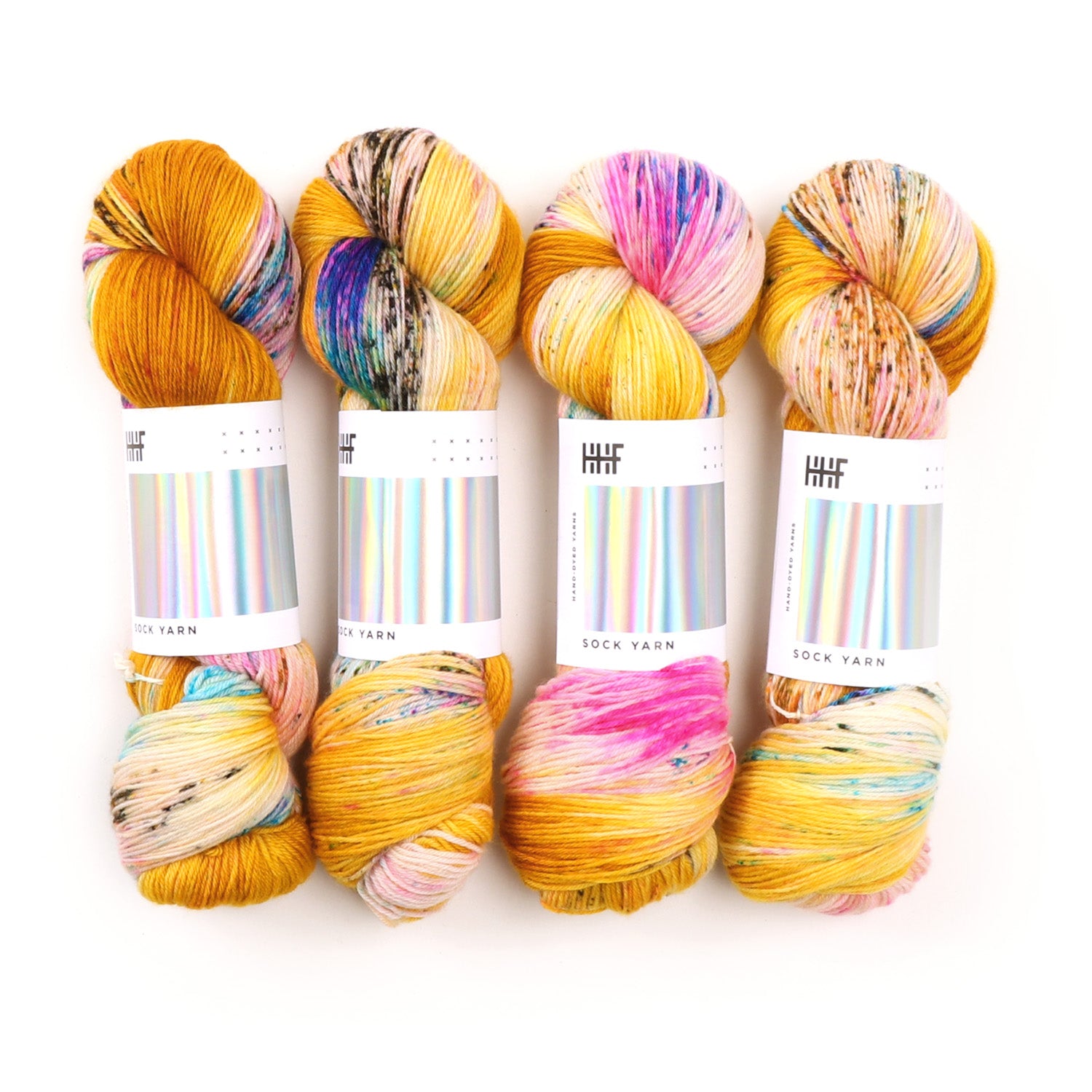 hedgehog-fibres-sock-fool-s-gold-fil-chaussette-100g-merinos image 2