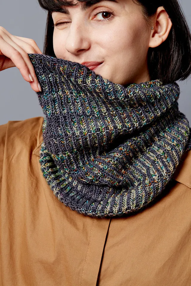 gusto-wool-moire-patron-tricot-snood-brioche image 1