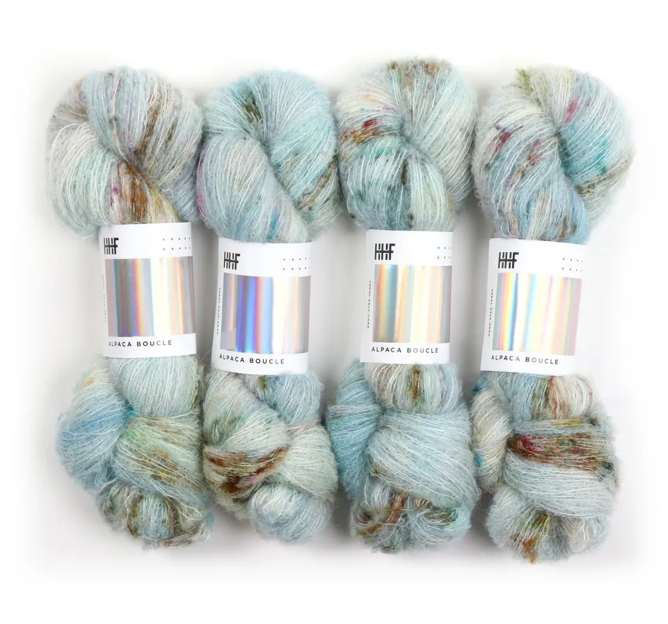 hedgehog-fibres-alpaca-boucle-fil-ozone-100g-620m image 1