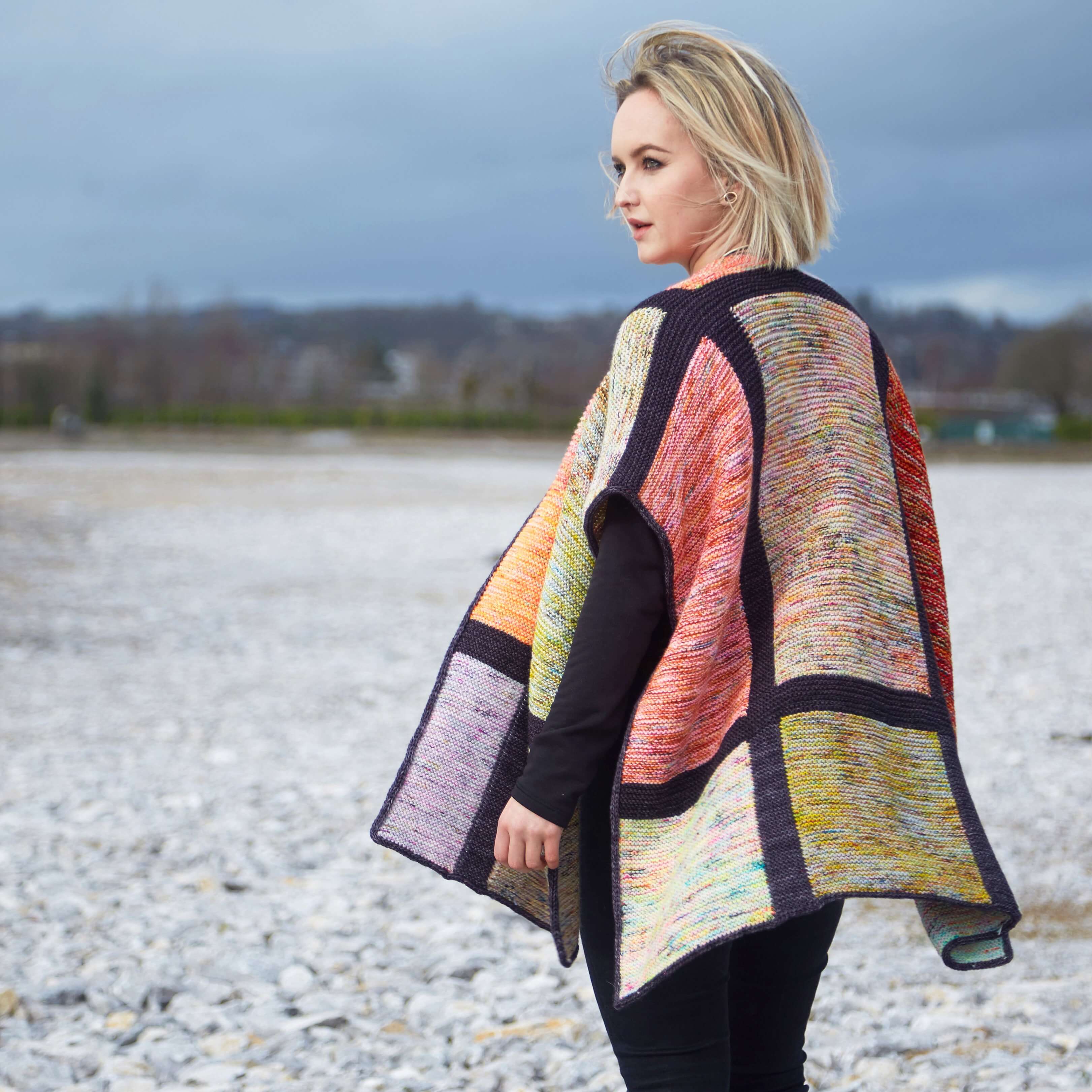 hedgehog-fibres-squared-patron-poncho-marled-minis image 3