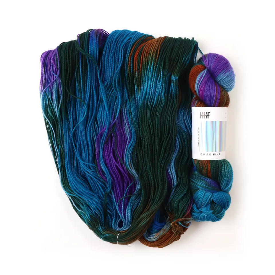 hedgehog-fibres-oh-so-fine-dragonfly-laine-merino-425m-dentelle image 1