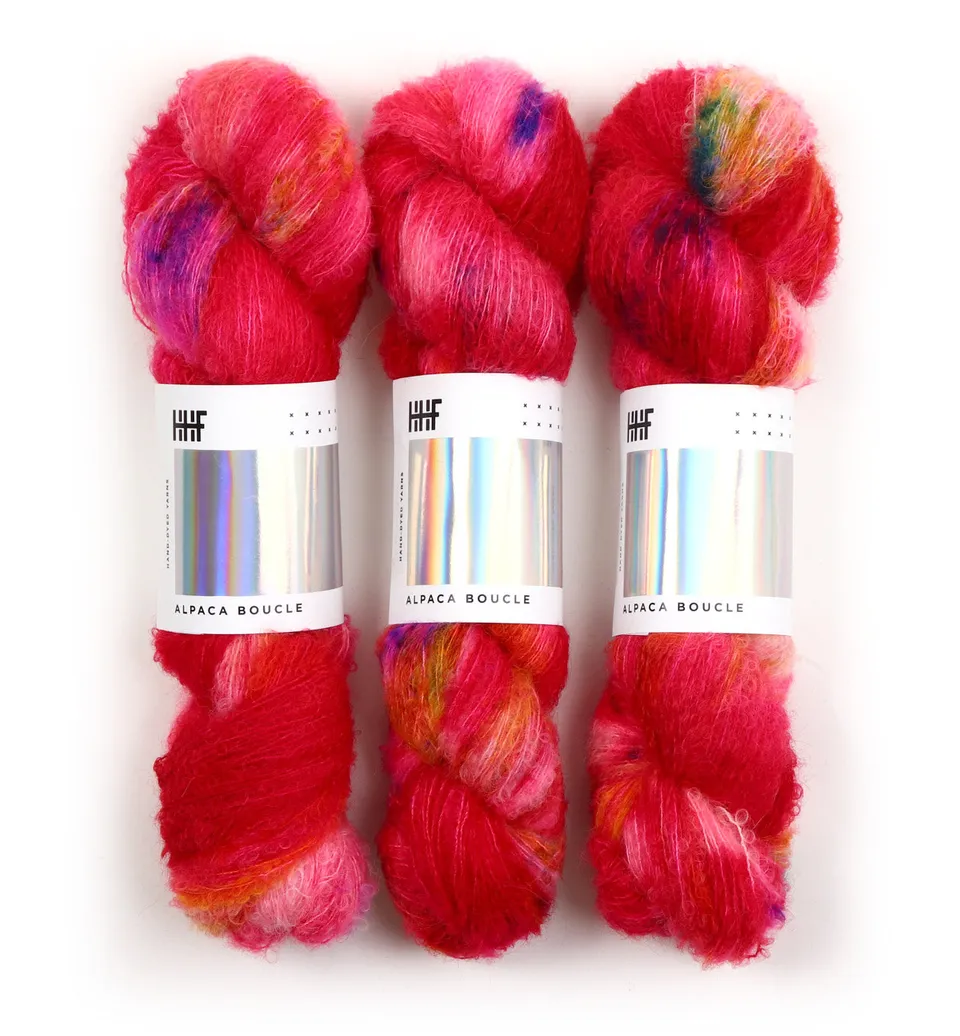 hedgehog-fibres-alpaca-boucle-laine-crush-100g-alpaga image 1