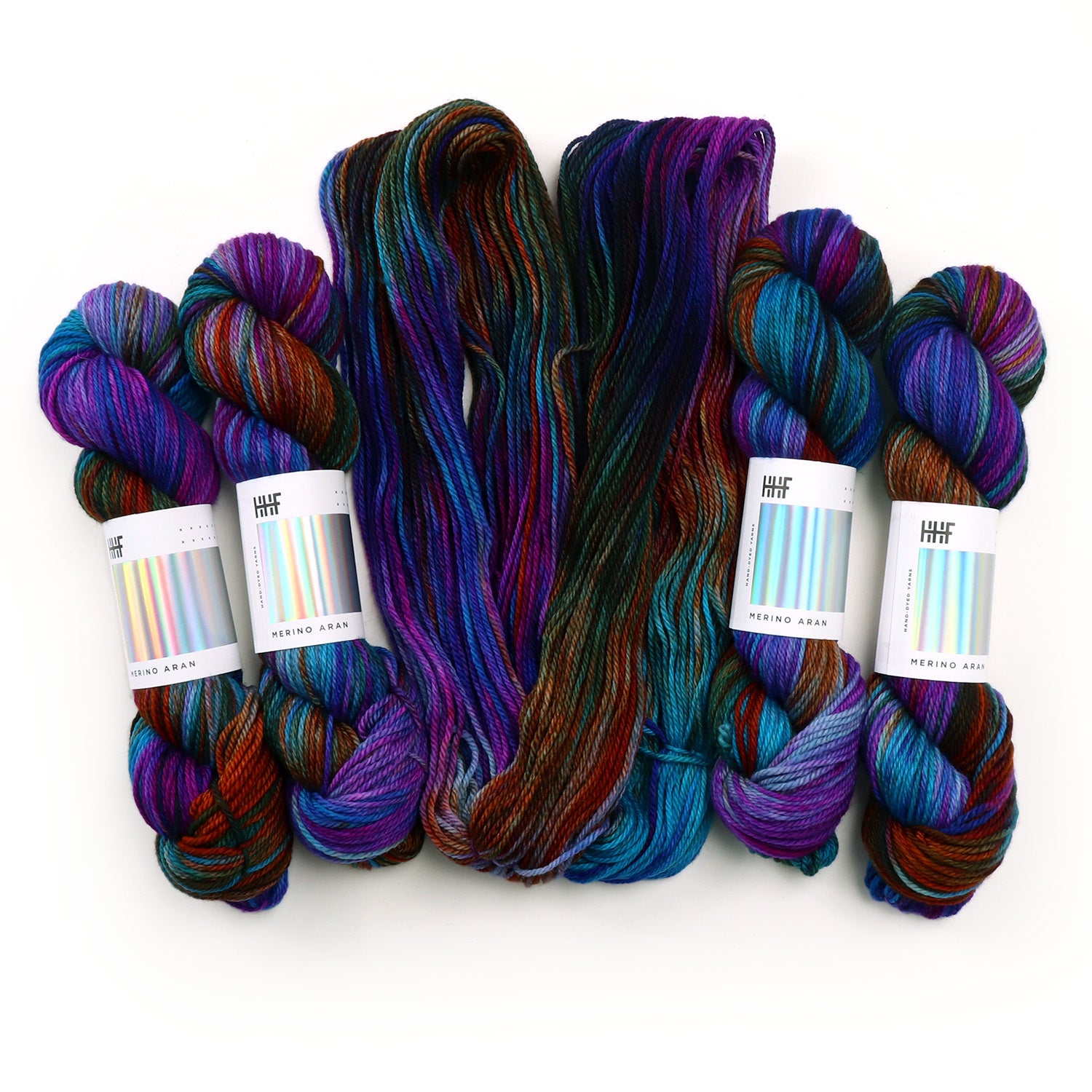 hedgehog-fibres-merino-aran-fil-dragonfly-100g-superwash image 1