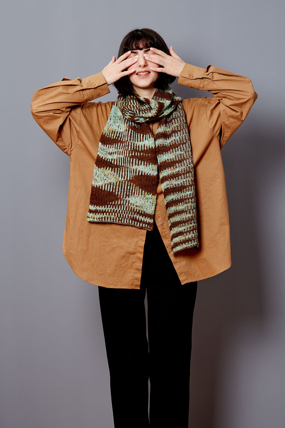 gusto-wool-flicker-scarf-patron-tricot-charpe-brioche image 8