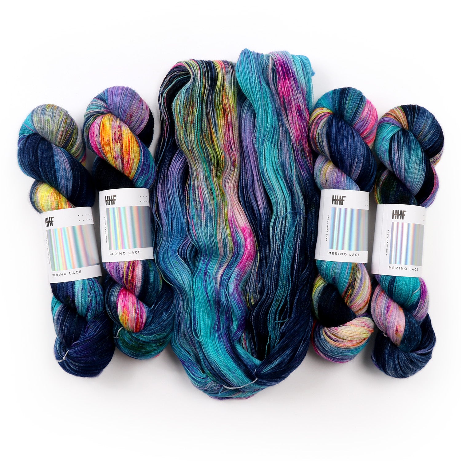 hedgehog-fibres-custom-dye-midnight-lagoon-laine-sur-commande image 7