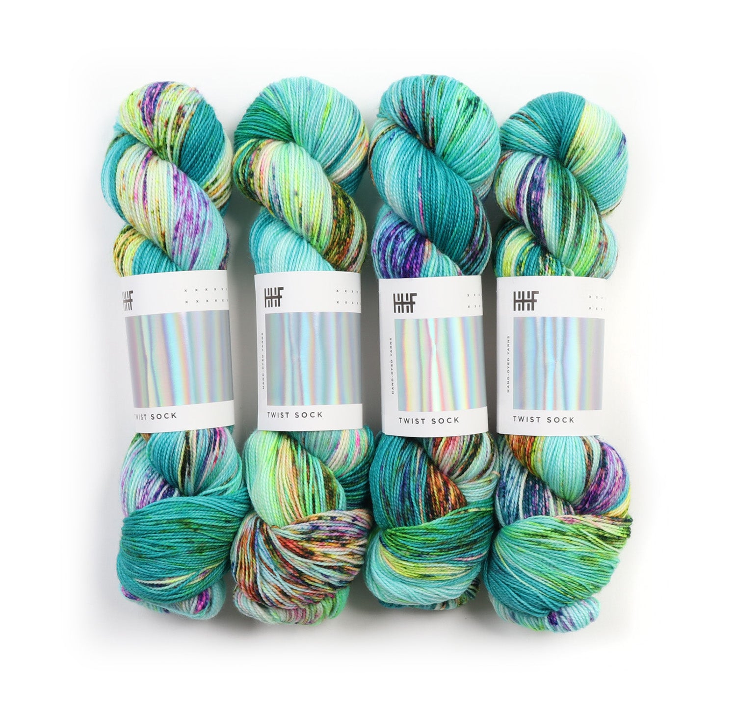 hedgehog-fibres-twist-sock-laine-blue-lobster-100g-superwash image 1