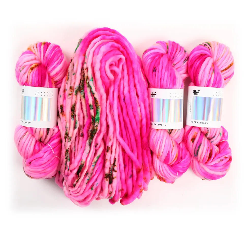hedgehog-fibres-super-bulky-pinky-swear-cheveau-150g image 1