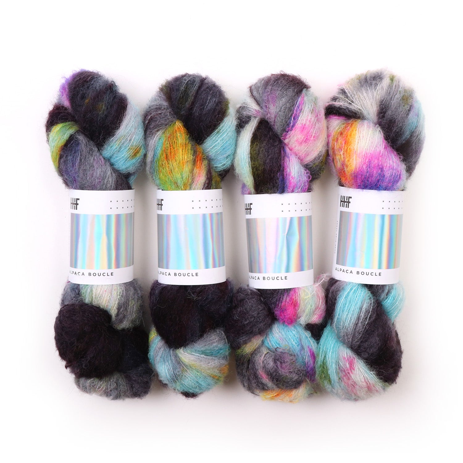 hedgehog-fibres-alpaca-boucle-fil-static-100g-620m image 2