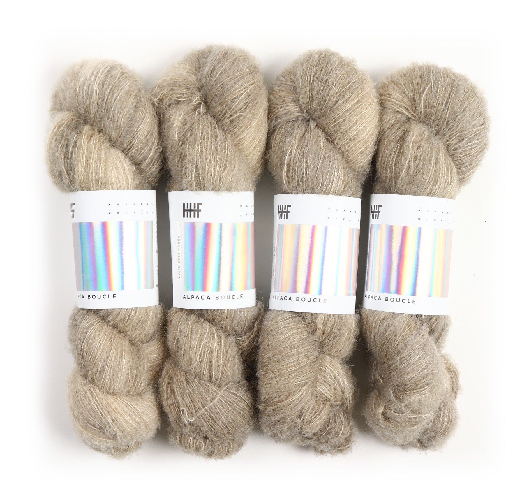hedgehog-fibres-alpaca-boucle-stone-fil-100g-alpaga-soie image 1