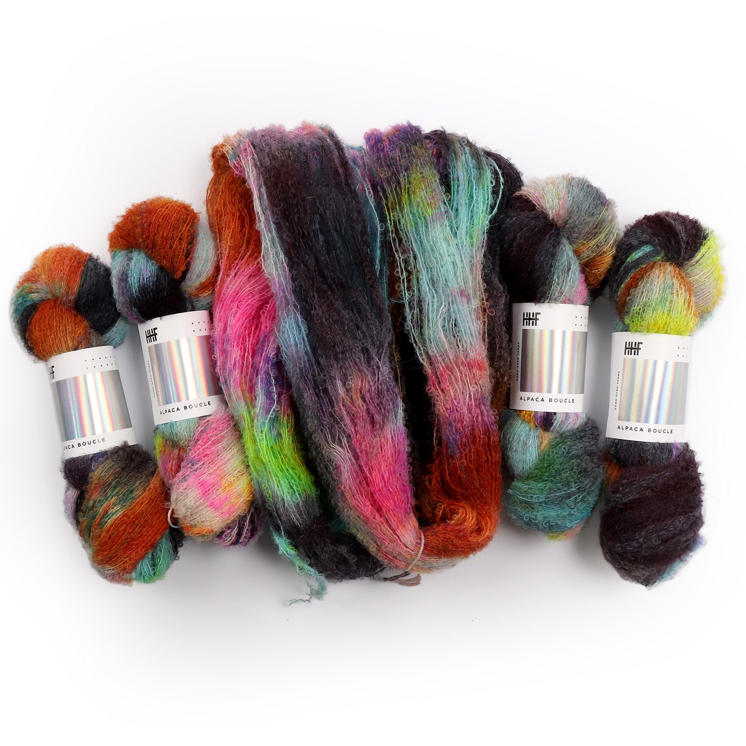 hedgehog-fibres-alpaca-boucl-stardust-laine-100g image 1