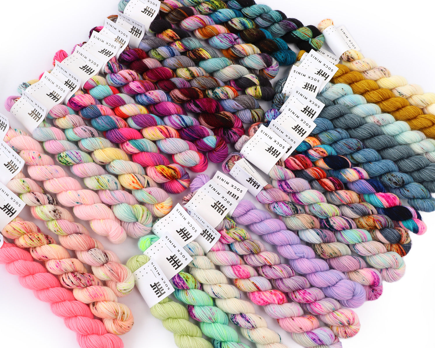hedgehog-fibres-yarn-sets-sock-minis-lot-30-mini-pelotes-20g image 2