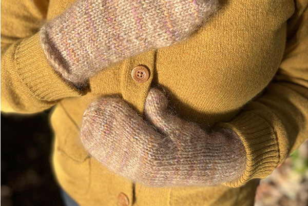 handmaiden-knitting-kits-favourite-soft-mitts-headband-kit image 2