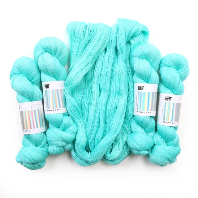 hedgehog-fibres-merino-lace-minty-laine-dentelle-100g-teinte-main image 1