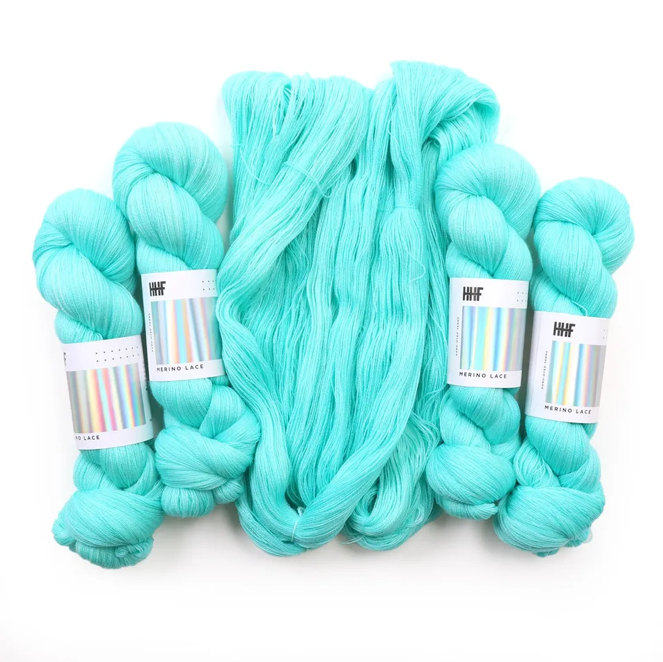 hedgehog-fibres-merino-lace-minty-laine-dentelle-100g-teinte-main image 1