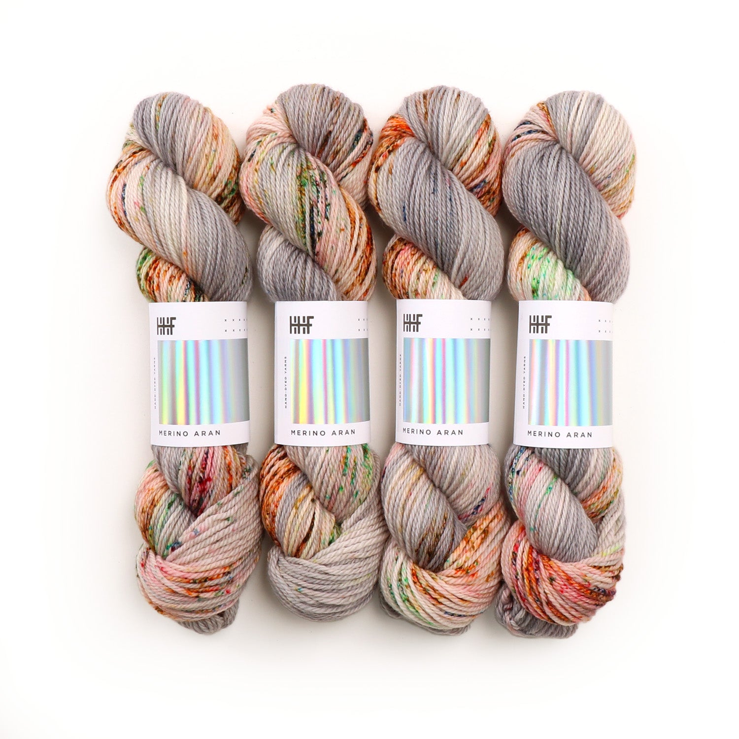 hedgehog-fibres-merino-aran-laine-heron-100g-superwash image 2