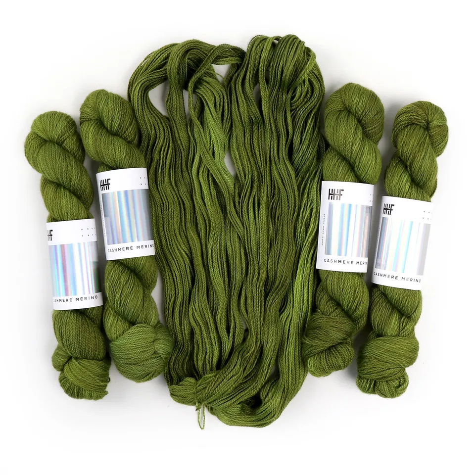 hedgehog-fibres-cashmere-merino-swamp-song-fil-cachemire-50g image 1