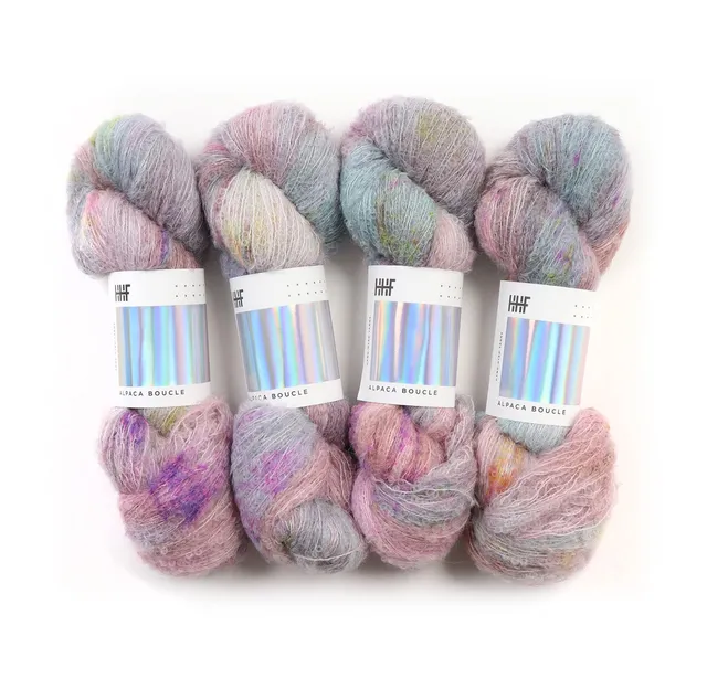 hedgehog-fibres-alpaca-boucle-fil-dentelle-100g-620m image 1