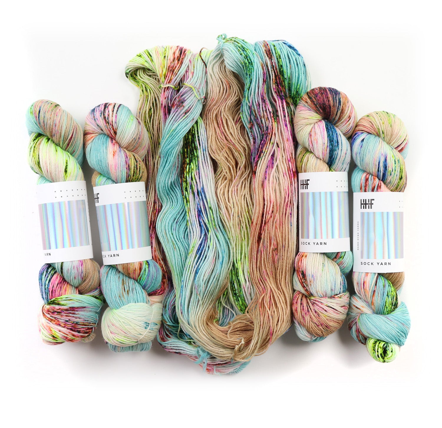hedgehog-fibres-sock-pbj-laine-100g-merino-teinture-main image 1