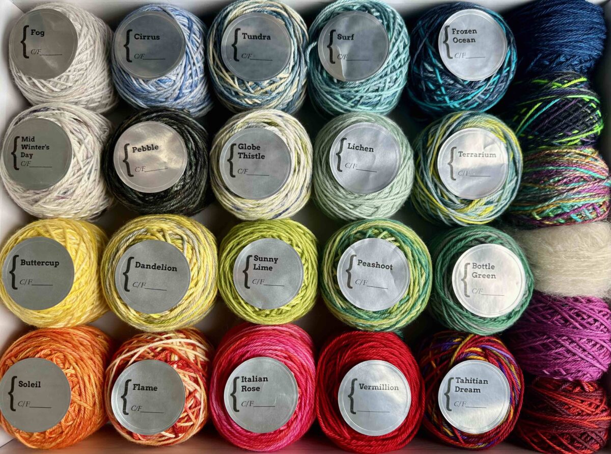 handmaiden-knitting-kits-temperature-blanket-kit-2026-plaid image 7