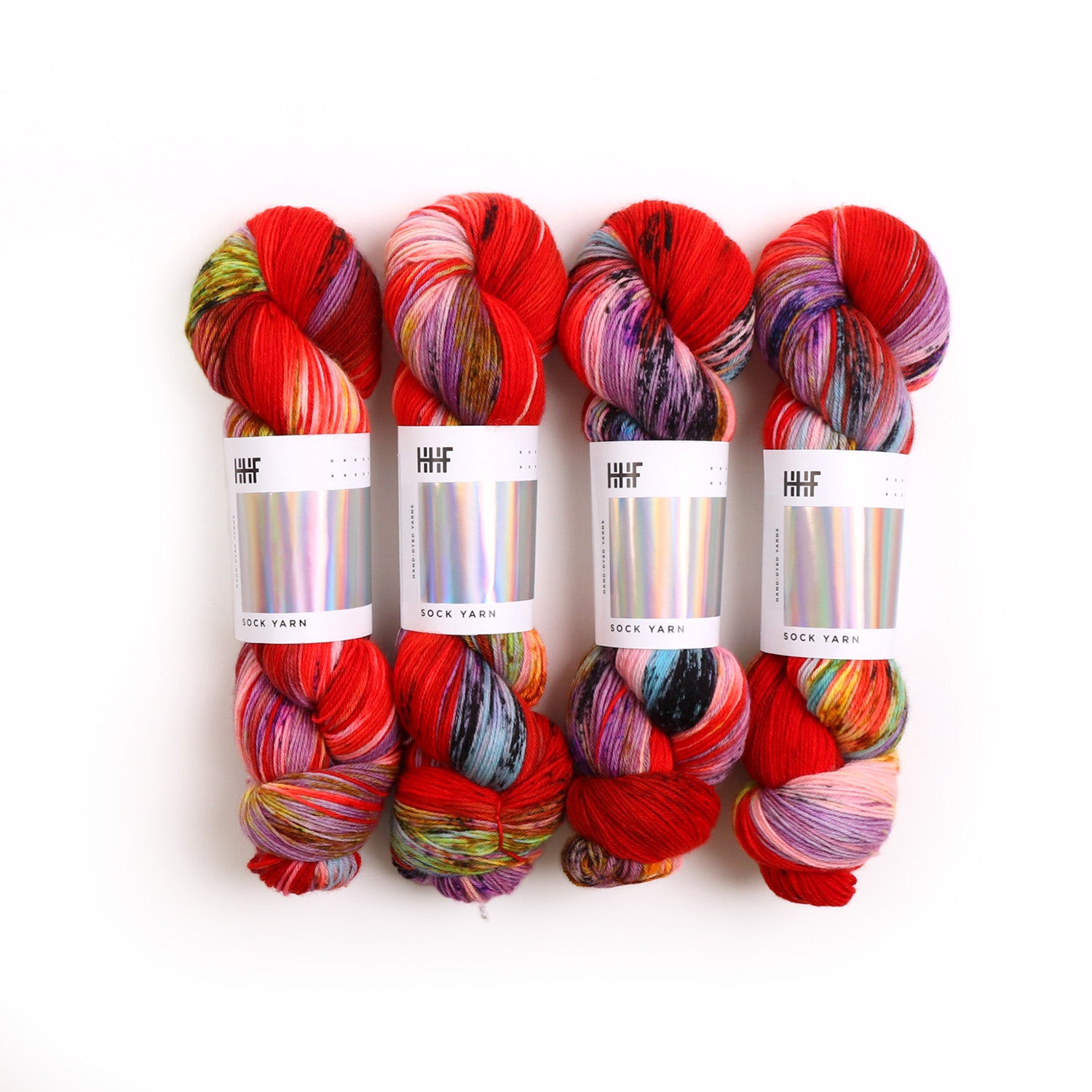 hedgehog-fibres-sock-yarn-hibiscus-laine-chaussettes-100g image 2