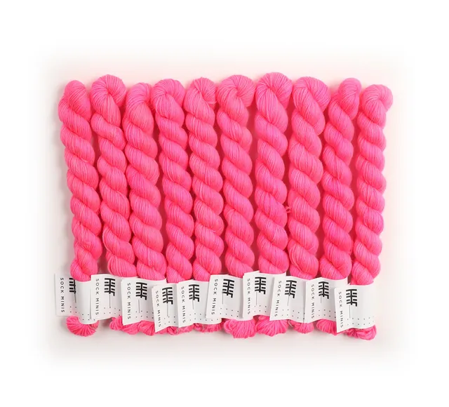 hedgehog-fibres-sock-minis-flamingo-mini-cheveau-20g image 1