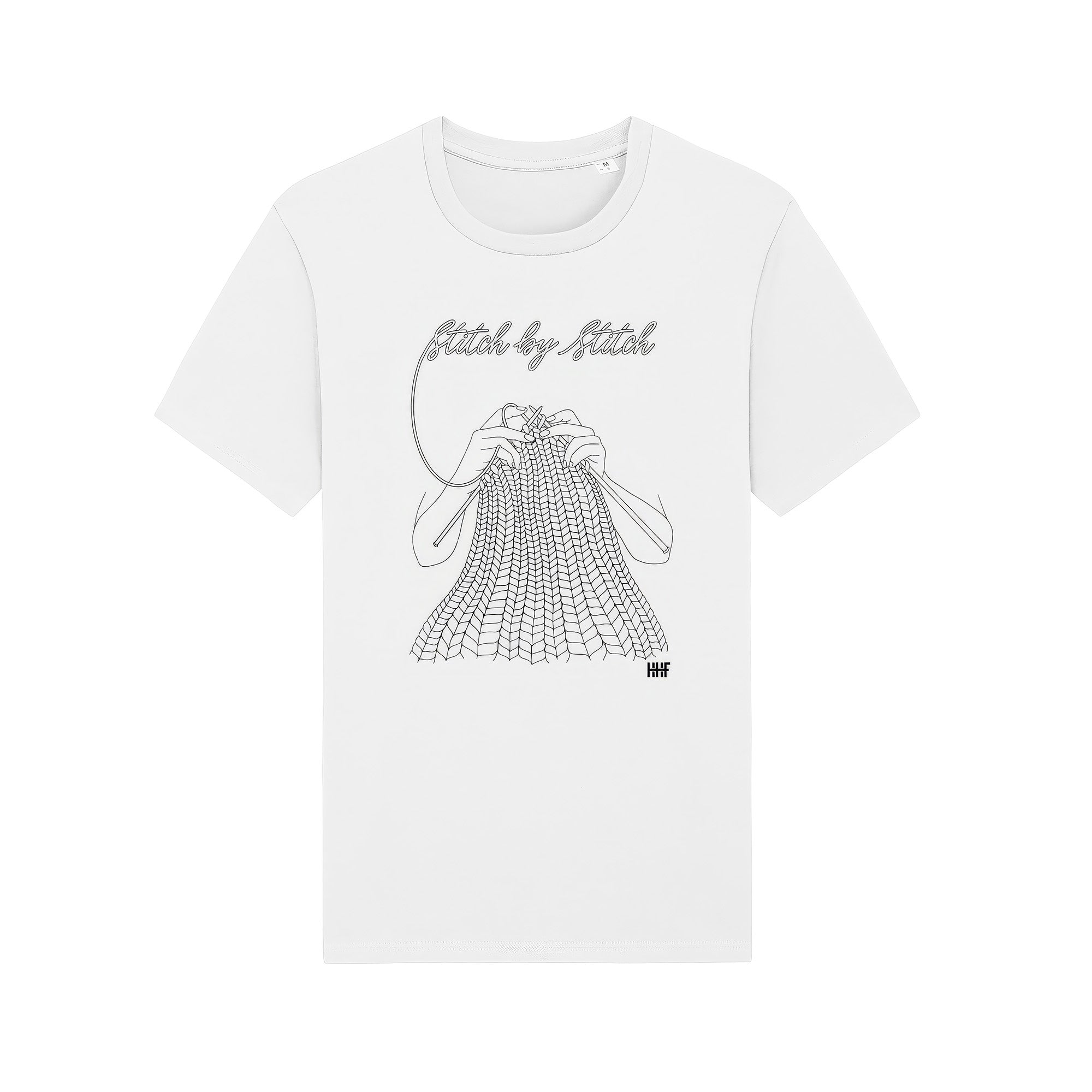 hedgehog-fibres-stitch-by-stitch-t-shirt-coton-bio-blanc image 2