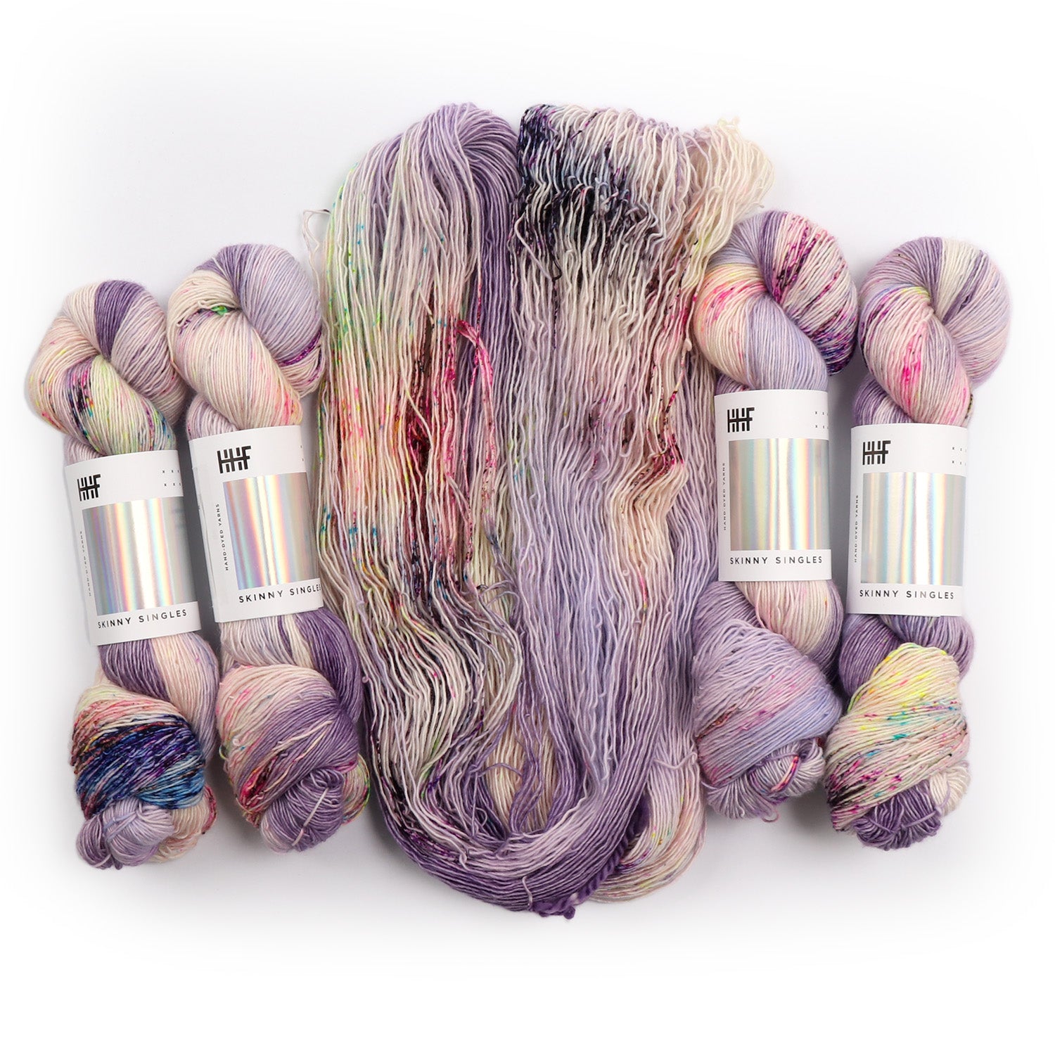 hedgehog-fibres-custom-rain-on-violets-laine-violet-teint-main image 8