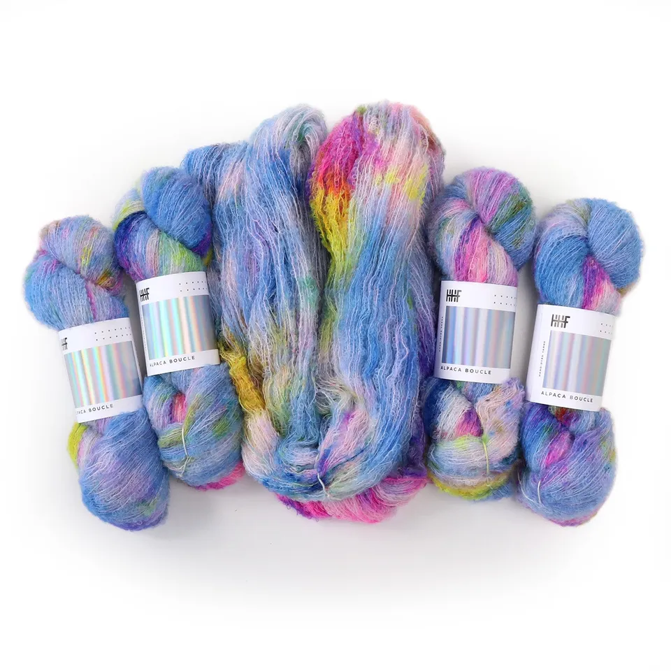hedgehog-fibres-boy-bye-alpaca-boucle-laine-100g image 1