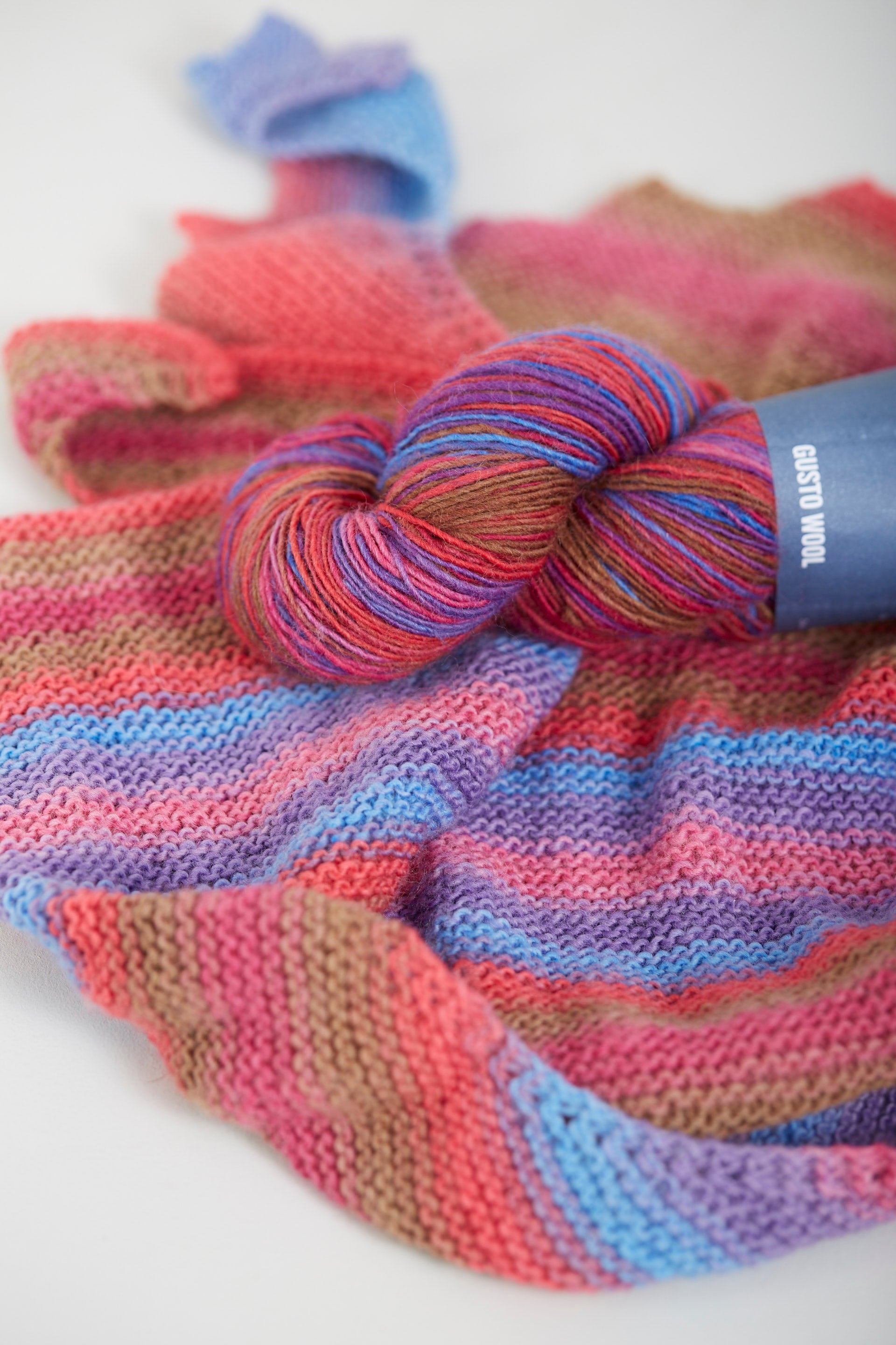 gusto-wool-scala-scarf-patron-tricot-anglais image 6