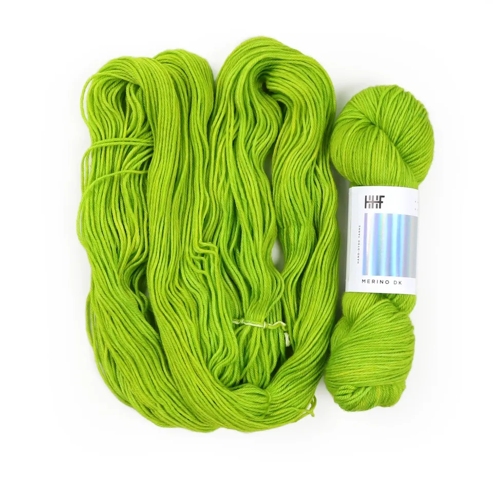 hedgehog-fibres-merino-dk-fil-dk-shamrock-100g-vert image 1