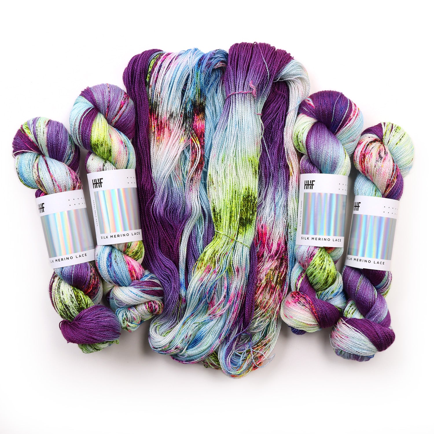 hedgehog-fibres-custom-dye-celestial-laine-sur-commande image 4