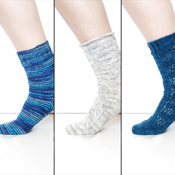 handmaiden-knitting-kits-organic-cottage-sock-kit-chaussettes-bio image 1