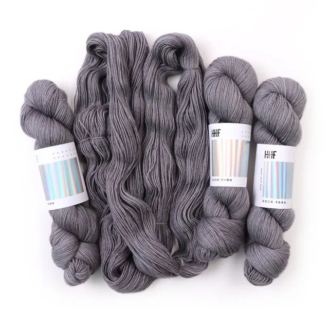 hedgehog-fibres-custom-dye-order-cinder-fil-kidsilk-lace-gris image 1