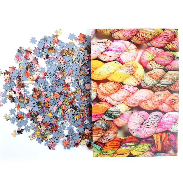 hedgehog-fibres-skein-puzzle-1000-pi-ces-cheveaux-mouchet-s image 1
