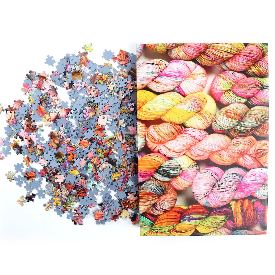 hedgehog-fibres-skein-puzzle-1000-pi-ces-cheveaux-mouchet-s image 1